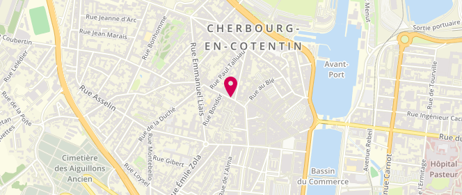 Plan de Maison Toulorge, 1 Rue François la Vieille, 50100 Cherbourg-en-Cotentin