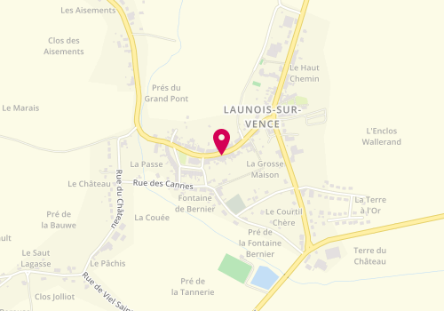 Plan de La Boulangerie de Launois Chez Emilie et Cyril, 27 Rue Cécilia Gazanière, 08430 Launois-sur-Vence