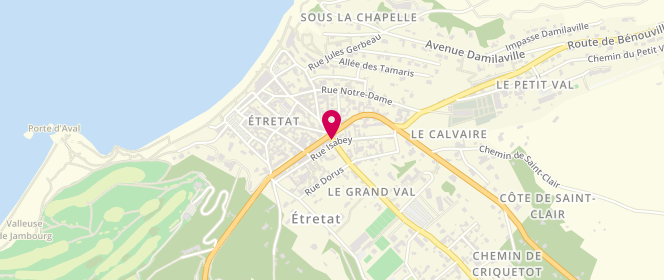 Plan de Le Founil d'Etretat, 4 Rue Guy de Maupassant, 76790 Étretat