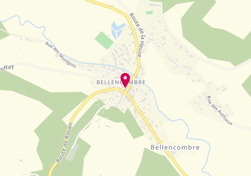 Plan de Boulangerie de la Vallée, 5 Route de Dieppe, 76680 Bellencombre