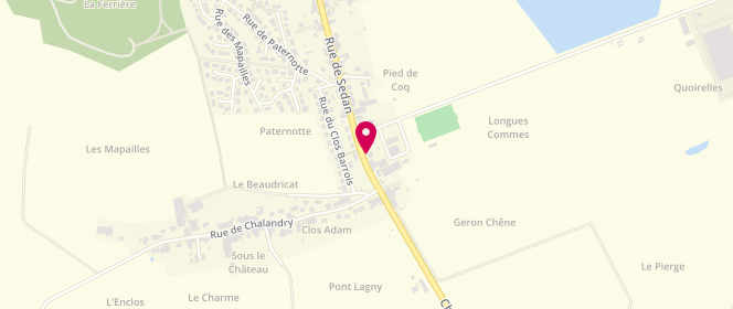 Plan de Boulangerie André, 51 Route de Sedan, 08000 Les Ayvelles