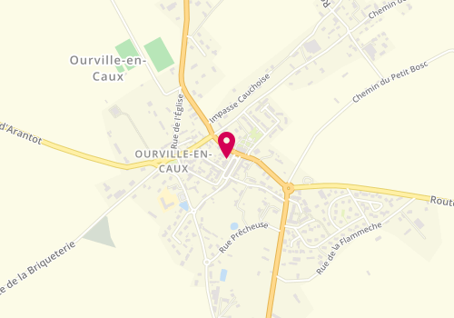 Plan de Le Fournil d'Ourville, 3 place Jean Lepicard, 76450 Ourville-en-Caux
