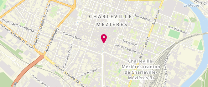 Plan de La Mie Câline, 8 Rue Pierre Bérégovoy, 08000 Charleville-Mézières
