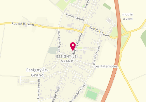Plan de Quentin et Éméline, 8 Rue de Flandre, 02690 Essigny-le-Grand