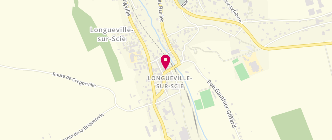 Plan de Aux Pains de Longueville, 7 Rue du Régiment de Maisonneuve, 76590 Longueville-sur-Scie