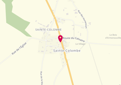 Plan de La Sainte Colombe, 255 Grand Rue, 76460 Sainte-Colombe