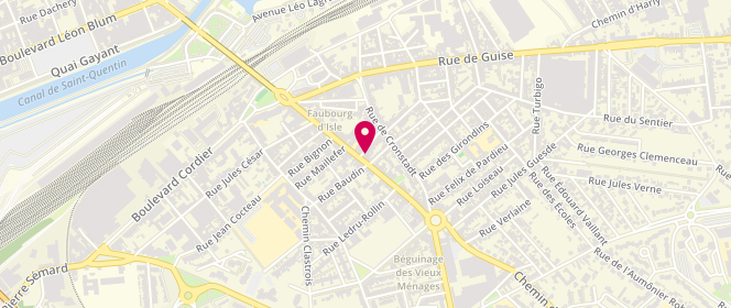 Plan de Aux 3 Merveilles, 137 Rue du Général Leclerc, 02100 Saint-Quentin