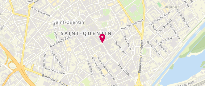 Plan de Paul, 1-3 Rue d'Isle, 02100 Saint-Quentin