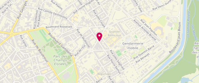 Plan de Boulangerie pâtisserie le moulin de saint-Quentin, 18 Rue de Bellevue, 02100 Saint-Quentin