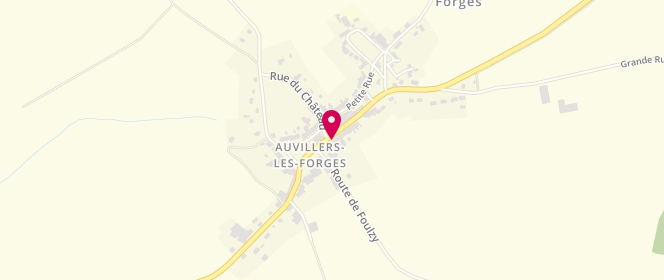 Plan de Au Fournil d'Auvillers Les Forges, 13 Grand' Rue, 08260 Auvillers-les-Forges