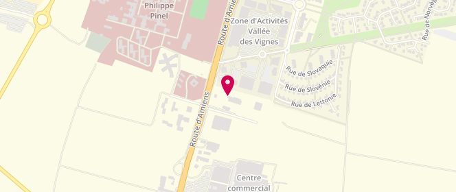 Plan de Boulangerie Marie Blachere, 116 Route d'Amiens, 80480 Dury