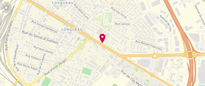 Plan de Boulangerie Louise, avenue Henri Barbusse, 80330 Longueau
