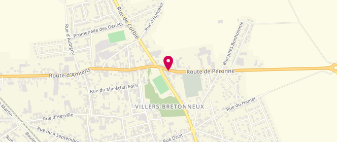 Plan de La Boul'ange, 2 Bis Rue de Péronne, 80800 Villers-Bretonneux