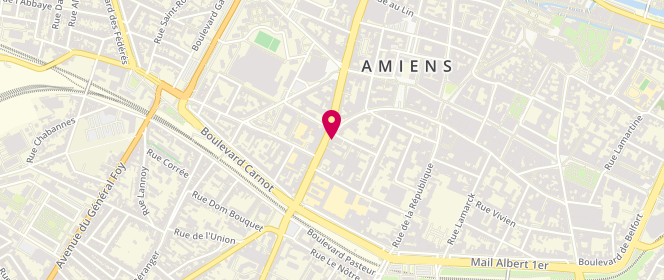 Plan de Les douceurs d’Amiens, 9 Rue du Maréchal de Lattre de Tassigny, 80000 Amiens