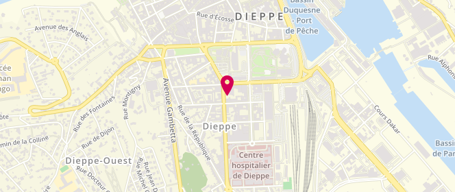 Plan de Art & Mie, 9 Rue Thiers, 76200 Dieppe