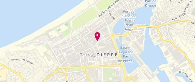 Plan de SEBIRE Sébastien, 14 Rue de la Boucherie, 76200 Dieppe
