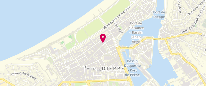Plan de Boulangerie Masson, 58 Grande Rue, 76200 Dieppe