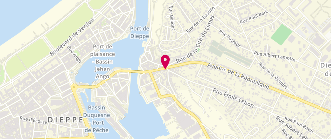Plan de Lebourgeois, 2 Place Arpajou, 76200 Dieppe
