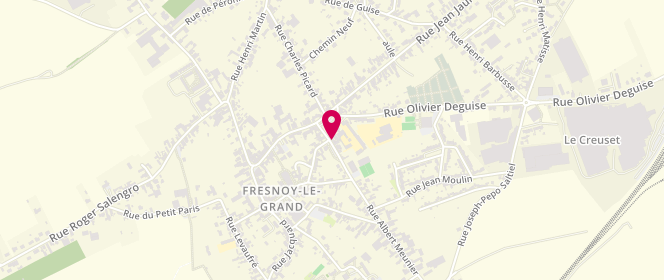 Plan de L'Épi de Fresnoy, 16 place Vatin, 02230 Fresnoy-le-Grand