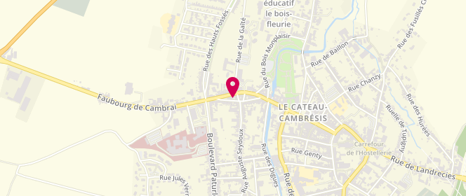 Plan de Au fournil catésien, 43 Rue Charles Seydoux, 59360 Le Cateau-Cambrésis