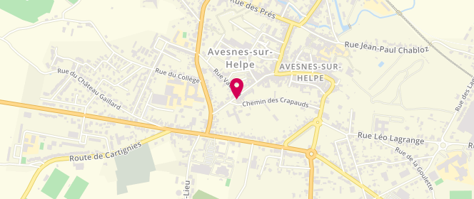 Plan de DAUBERCY Michel, 39 Rue Cambresienne, 59440 Avesnes-sur-Helpe