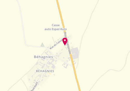 Plan de Boulangerie Deruy, 13 Route Nationale, 62121 Béhagnies