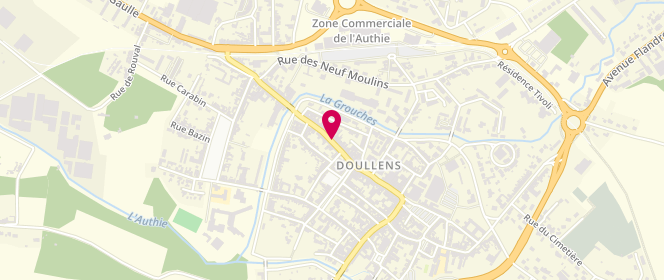 Plan de Boulangerie Sené, 43 Rue André Tempez, 80600 Doullens