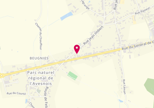 Plan de Boulangerie Patisserie au Bon Pain, 27 Route Nationale, 59216 Beugnies