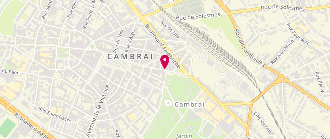 Plan de Au Fournil de Cambrai, 39 Rue General de Gaulle, 59400 Cambrai