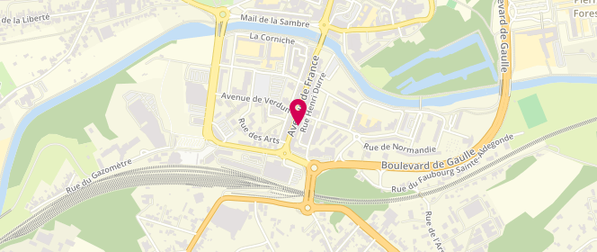 Plan de L'Avalanche de Douceurs, 81 avenue de France, 59600 Maubeuge