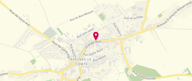 Plan de L'Artisane, 136 Grande Rue, 62810 Avesnes-le-Comte