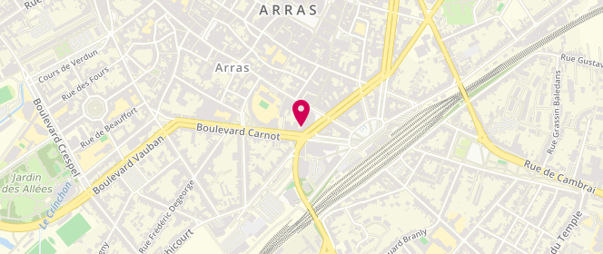 Plan de Carrefour City, 38 Boulevard de Strasbourg, 62000 Arras