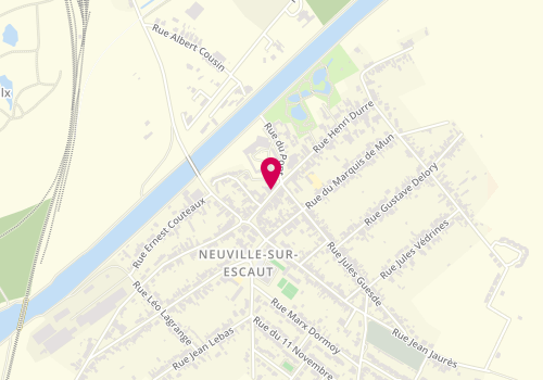 Plan de Aux Petits Délices, 19 Rue Pasteur, 59293 Neuville-sur-Escaut