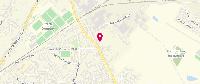 Plan de La Douaisienne, 297 Rue du Faubourg de Paris, 59500 Douai