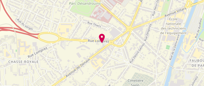 Plan de Paul, 72 Avenue de Denain
Rue Lomprez, 59300 Valenciennes