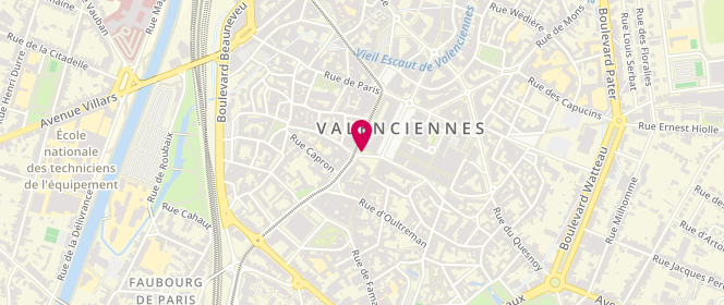 Plan de Les Blés d'Or, 16 Place du Commerce, 59300 Valenciennes