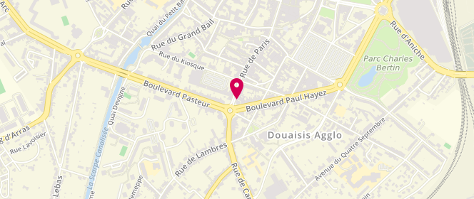 Plan de Boulangerie Moisson, 521 Rue de Paris, 59500 Douai