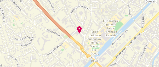 Plan de Boussard, 75 Rue du Faubourg de Bethune, 59500 Douai