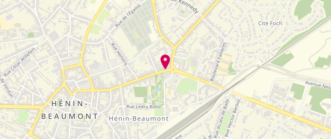 Plan de Snld Aux Deux Villes, 473 Rue Elie Gruyelle, 62110 Hénin-Beaumont