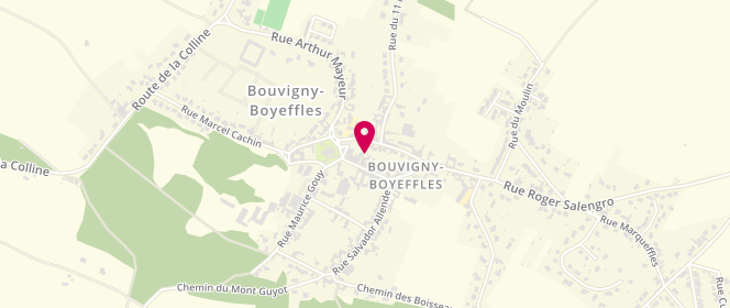 Plan de DEREGNAUCOURT Nicolas, 5 Grande Rue, 62172 Bouvigny-Boyeffles