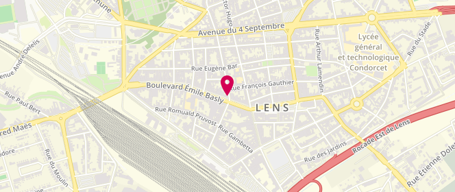 Plan de La Mie Câline, 2 Boulevard Emile Basly, 62300 Lens