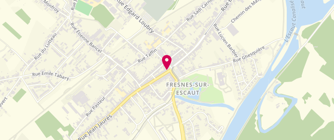 Plan de DELCUSE Pascal, 14 Place Paul Vaillant Couturier, 59970 Fresnes-sur-Escaut