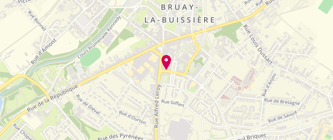 Plan de Le Croissant Doré, 41 Rue de Bourgogne, 62700 Bruay-la-Buissière
