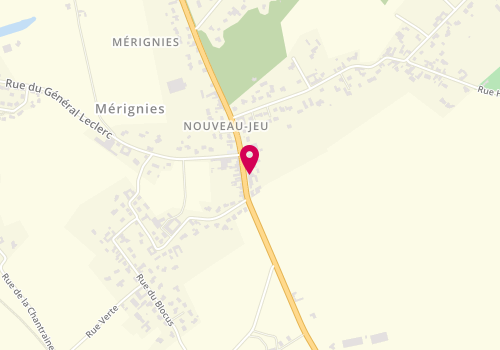 Plan de Le Fournil de Mérignies, 1405 Route Nationale, 59710 Mérignies