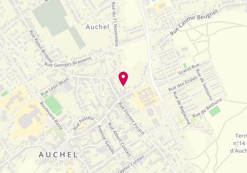 Plan de WATEL Pascale, 92 Rue Jean Jaurès, 62260 Auchel
