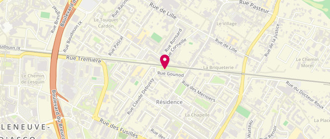 Plan de Au Bon Feuillete, 258 Centre Commercial V 2, 59650 Villeneuve-d'Ascq