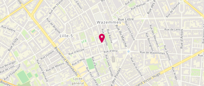 Plan de Ksa, 61 Rue Jules Guesde, 59000 Lille