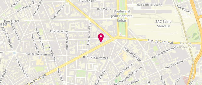 Plan de Briocherie Sylvana, 24 Boulevard Victor Hugo, 59000 Lille