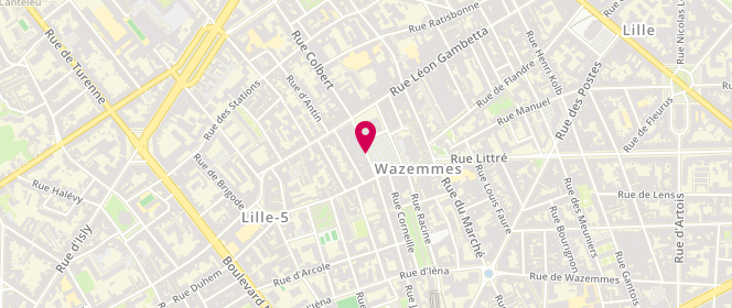 Plan de Place du Marche, 32 Nouvelle Aventure, 59000 Lille