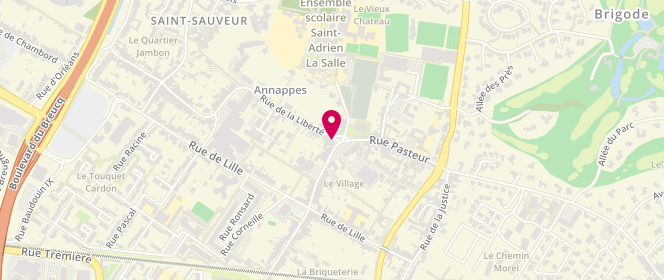 Plan de Au Four d'Annapes, 18 place de la République, 59650 Villeneuve-d'Ascq